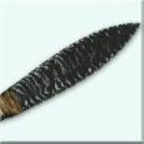 American Indian Obsidian Knife