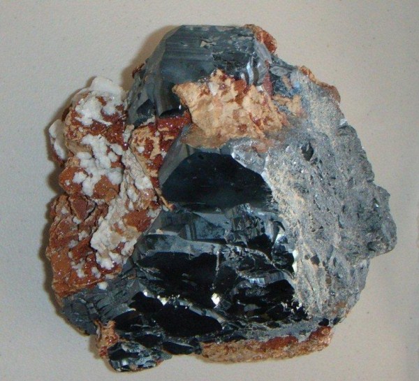 Hematite Andradite  Garnet & Calcite Crystal Black Rock Mine  KMF  20 cm